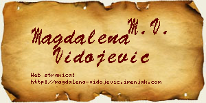 Magdalena Vidojević vizit kartica